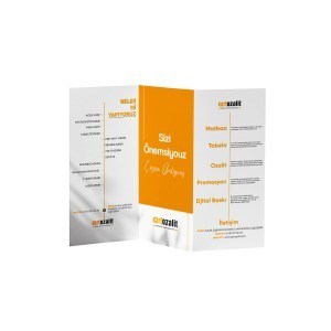 A4  Çift Kırımlı Broşür