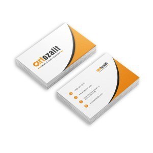 Çift Yön Kabartma Kartvizit