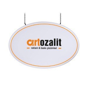 Askı Aparatlı Elips Fener Tabela