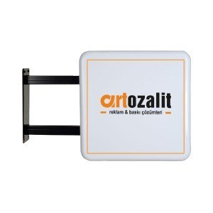 Kare Düz Ayaklı Fener Tabela