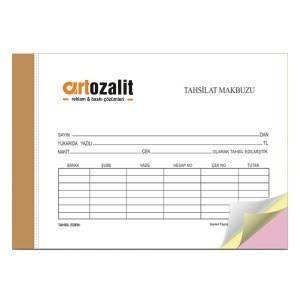 Tahsilat Makbuzu (Karbon Kopyalı)